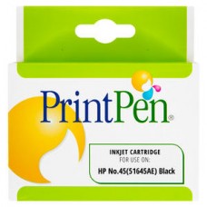 Printpen HP 45 Siyah (Black) Muadil Kartuş 51645AE Muadil