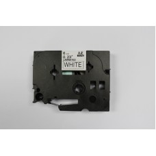 BROTHER P-Touch TZ-tape 6TZE211 Beyaz Etikete Siyah (6mmx8M)