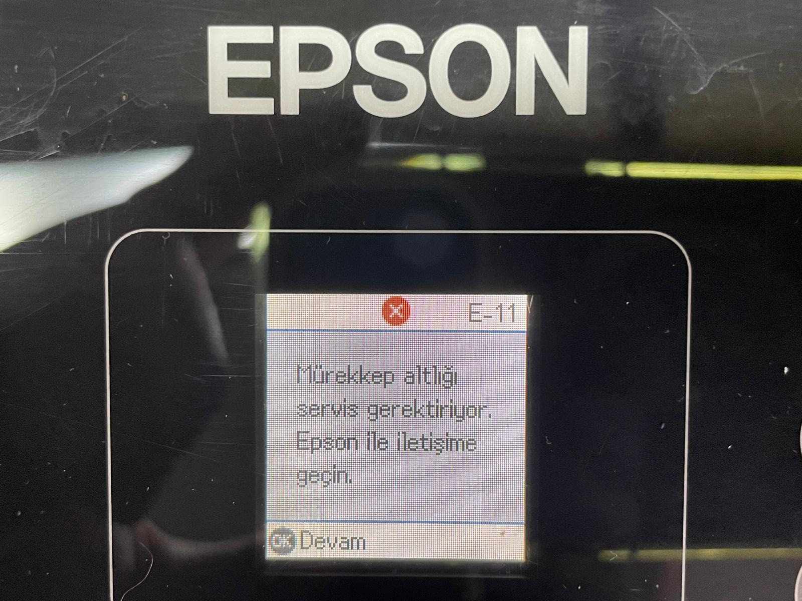 Epson E11 hatası