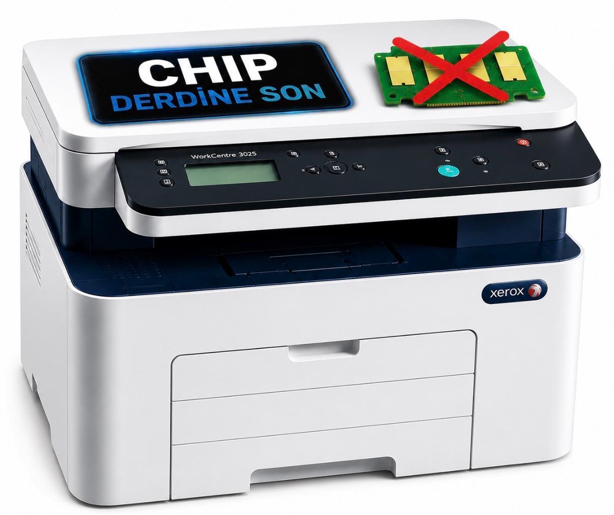 Xerox 3025BI Reset Yazılım